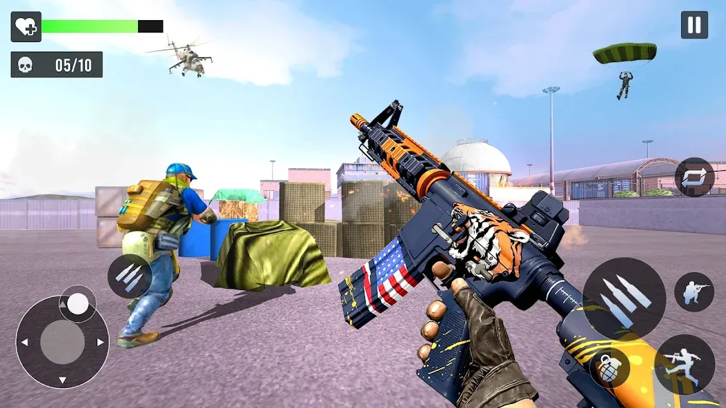 Gun Games - FPS Shooting Games [MOD: безлимитные деньги и оружие] на Андроид — скриншот 3