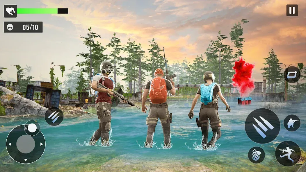 Gun Games - FPS Shooting Games [MOD: безлимитные деньги и оружие] на Андроид — скриншот 4