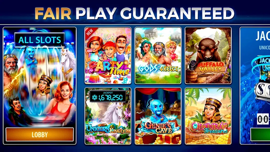 Vegas Casino & Slots: Slottist [MOD: безлимитные монеты и бонусы] на Андроид — скриншот 1