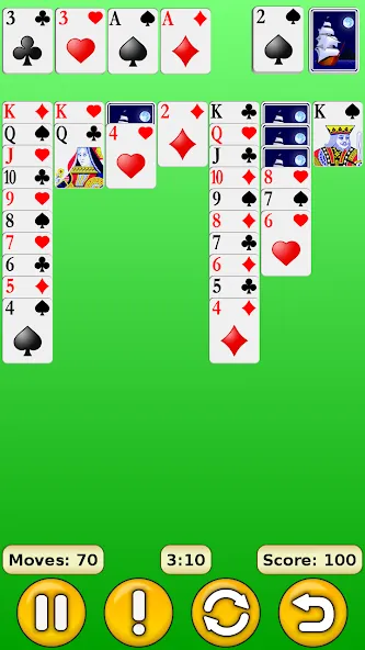 Solitaire [MOD: без рекламы и безлимитные подсказки] последняя версия — скриншот 2