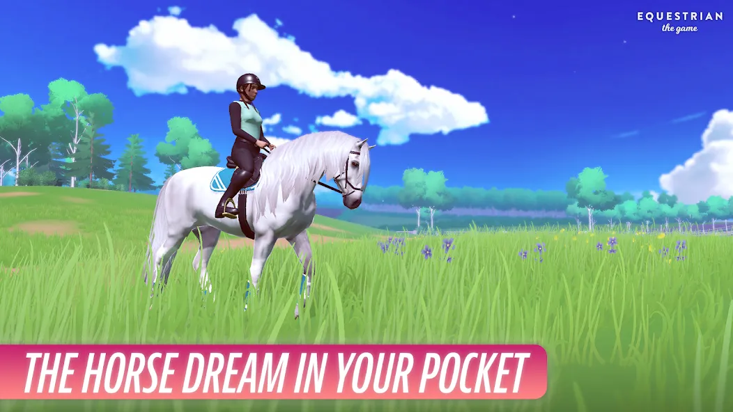 Equestrian the Game [MOD: безлимитные деньги и редкие лошади] (Бесплатно / APK) — скриншот 1