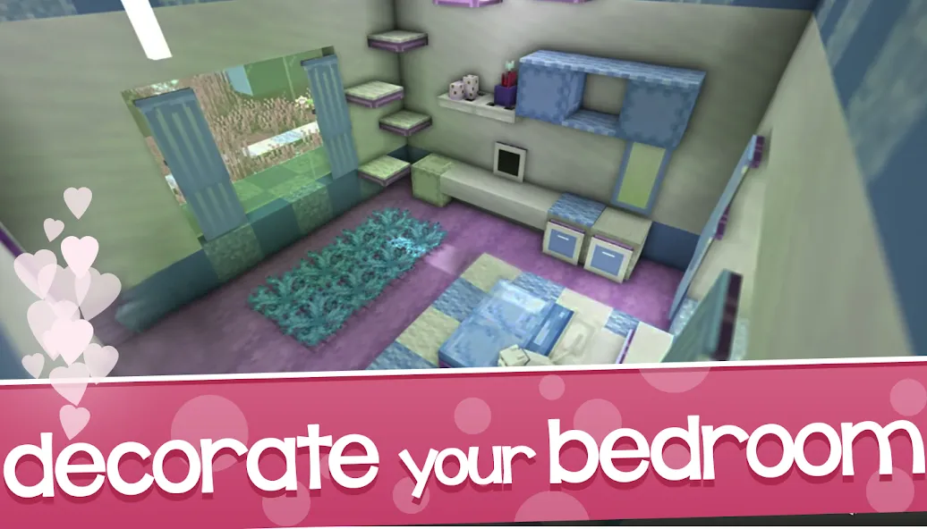 Взломанная Kawaii Craft World [MOD: милые блоки и безграничное строительство] на Андроид — скриншот 3