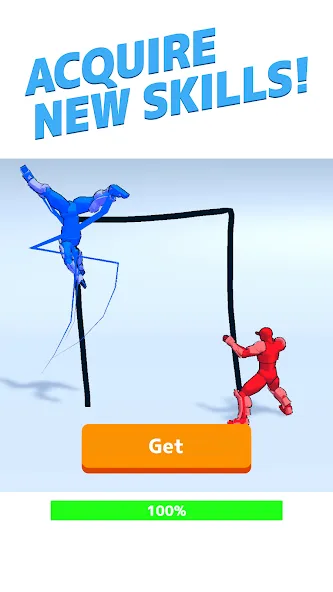 Взломанная Draw Action: Freestyle Fight [MOD: открыты все бойцы и без рекламы] на Андроид — скриншот 3