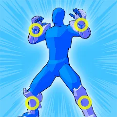 Взломанная Draw Action: Freestyle Fight [MOD: открыты все бойцы и без рекламы] на Андроид