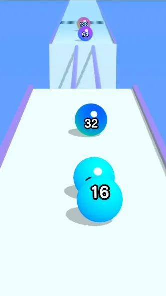 Ball Run 2048: merge number [MOD: без рекламы и много монет] (Бесплатно / APK) — скриншот 4