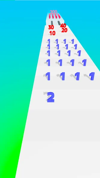 Number Master: Run and merge [MOD: без рекламы и много денег] на Андроид — скриншот 1