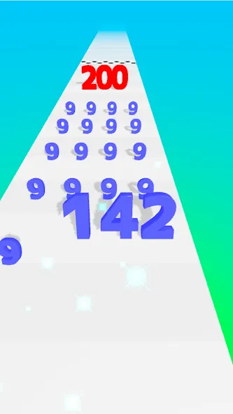 Number Master: Run and merge [MOD: без рекламы и много денег] на Андроид — скриншот 2