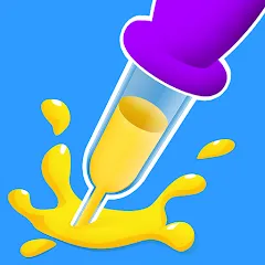 Paint Dropper: draw puzzle [MOD: безлимитные ходы и открыты все уровни] (Бесплатно / APK)