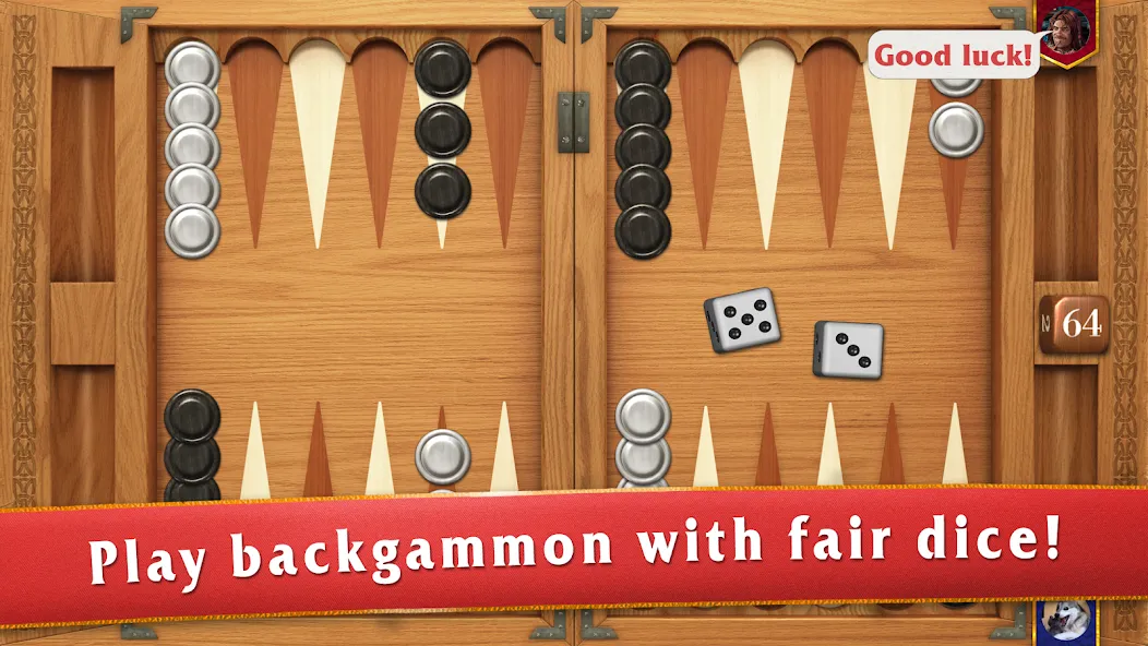 Backgammon Masters [MOD: без рекламы и много монет] на Андроид — скриншот 1