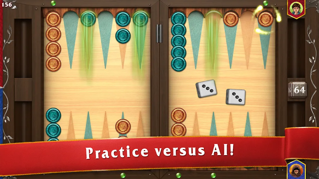 Backgammon Masters [MOD: без рекламы и много монет] на Андроид — скриншот 3