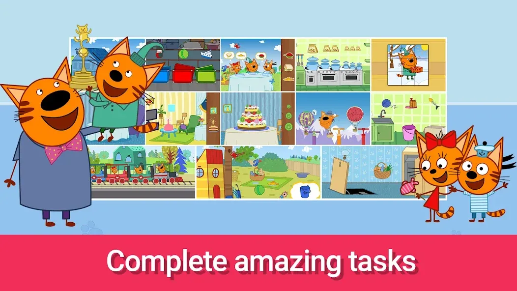 Kid-E-Cats: Mini Games [MOD: без рекламы и открыты все игры] — Скачать бесплатно (APK) — скриншот 1