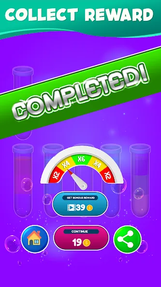 Скачать Water Sort Color Sorting games [MOD: без рекламы и все уровни открыты] — скриншот 3