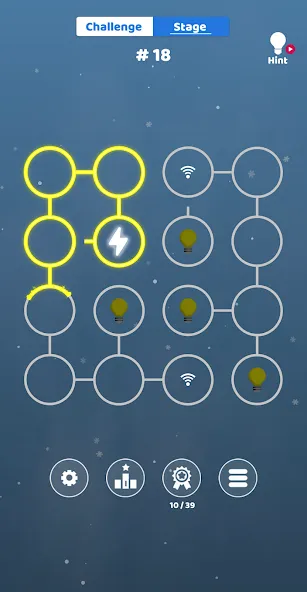 Скачать взлом All Lights Connect : Puzzle [MOD: открыты все уровни и подсказки] — скриншот 2