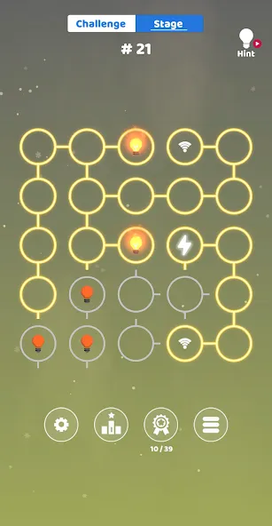Скачать взлом All Lights Connect : Puzzle [MOD: открыты все уровни и подсказки] — скриншот 3