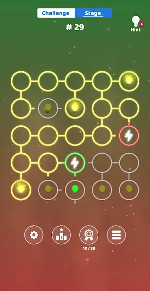 Скачать взлом All Lights Connect : Puzzle [MOD: открыты все уровни и подсказки] — скриншот 4