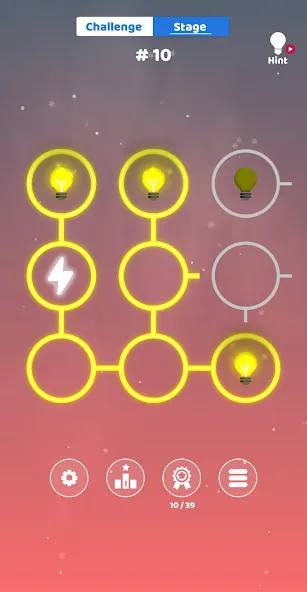 Скачать взлом All Lights Connect : Puzzle [MOD: открыты все уровни и подсказки] — скриншот 5