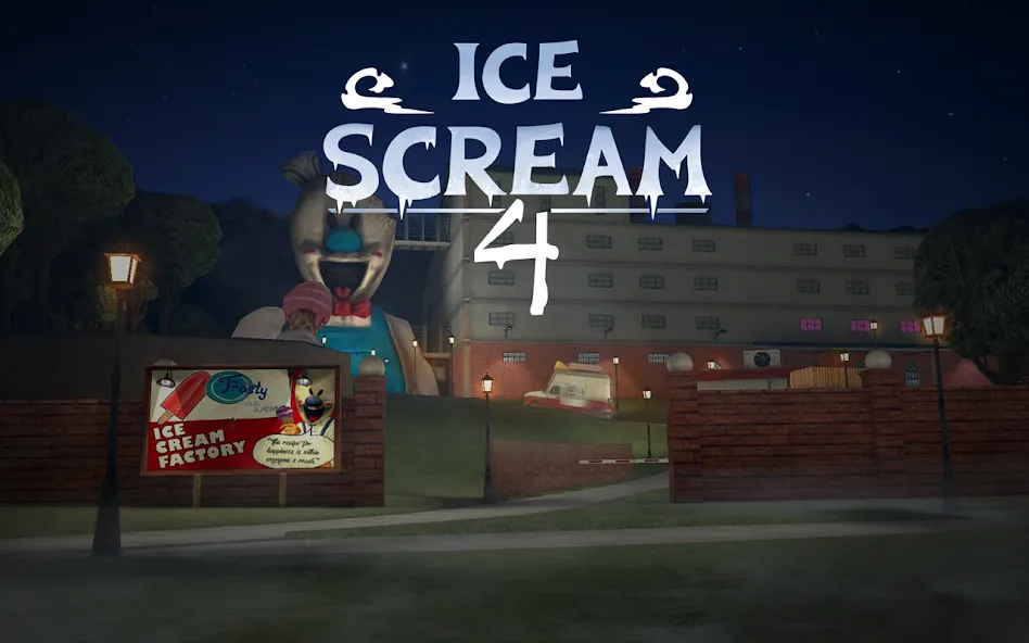 Ice Scream 4: Rod's Factory [MOD: безлимитные деньги и все уровни] на Андроид — скриншот 1