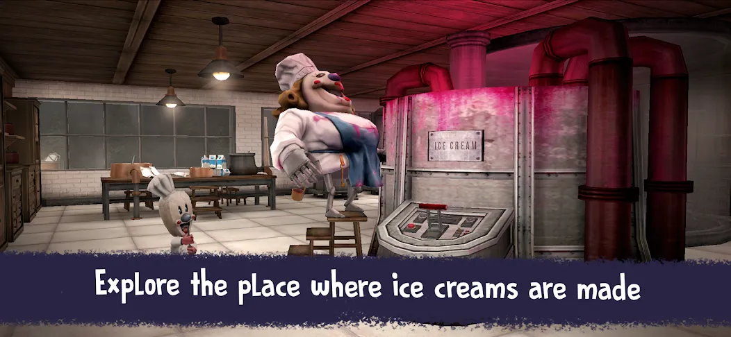 Ice Scream 6 Friends: Charlie [MOD: без рекламы и открыты все локации] на Андроид — скриншот 2