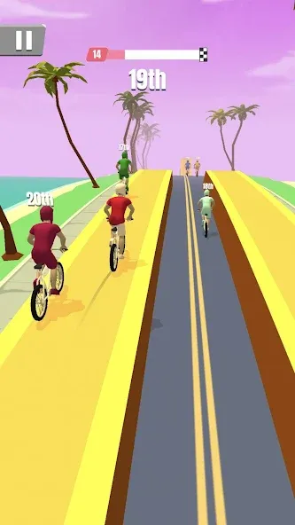 Bike Rush [MOD: безлимитные деньги и ускорение байка] (Бесплатно / APK) — скриншот 2