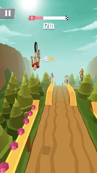 Bike Rush [MOD: безлимитные деньги и ускорение байка] (Бесплатно / APK) — скриншот 3