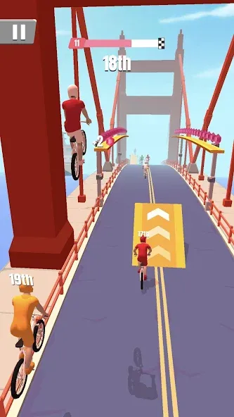 Bike Rush [MOD: безлимитные деньги и ускорение байка] (Бесплатно / APK) — скриншот 4
