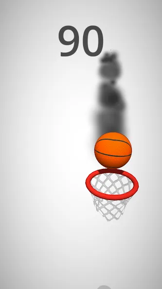 Взломанная Dunk Hoop [MOD: безлимитные деньги и высокая точность] на Андроид — скриншот 1