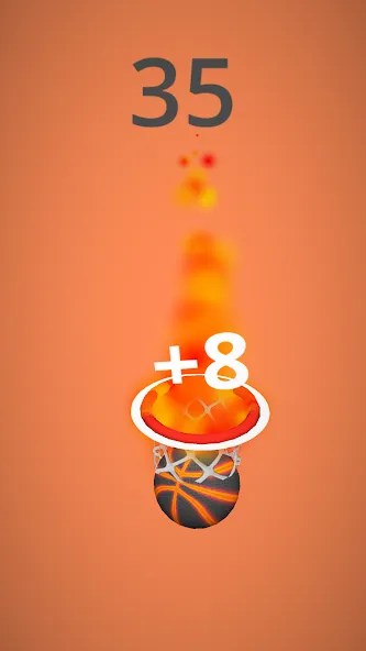 Взломанная Dunk Hoop [MOD: безлимитные деньги и высокая точность] на Андроид — скриншот 3