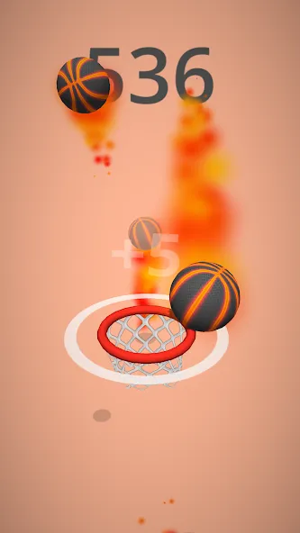 Взломанная Dunk Hoop [MOD: безлимитные деньги и высокая точность] на Андроид — скриншот 4