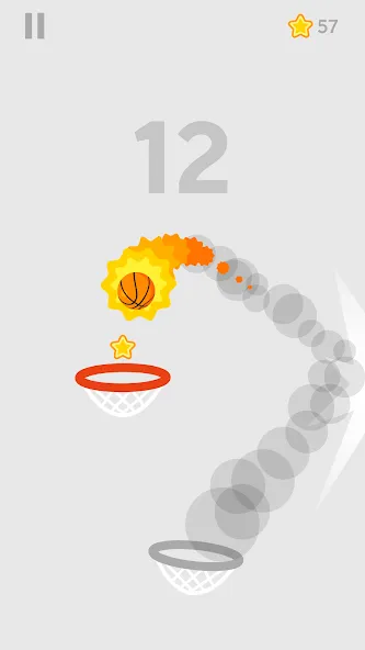 Dunk Shot [MOD: безлимитные деньги и мячи] на Андроид — скриншот 2