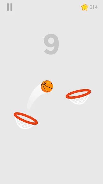 Dunk Shot [MOD: безлимитные деньги и мячи] на Андроид — скриншот 3