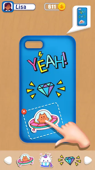 Phone Case DIY Mobile Games [MOD: без рекламы и все уровни открыты] на Андроид — скриншот 4