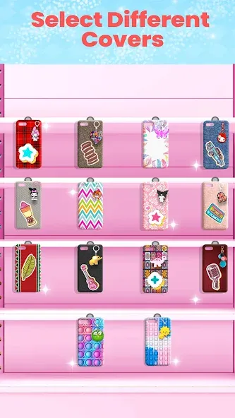 Phone Case DIY: Mobile Cover [MOD: безлимитные деньги и все чехлы открыты] на Андроид — скриншот 4