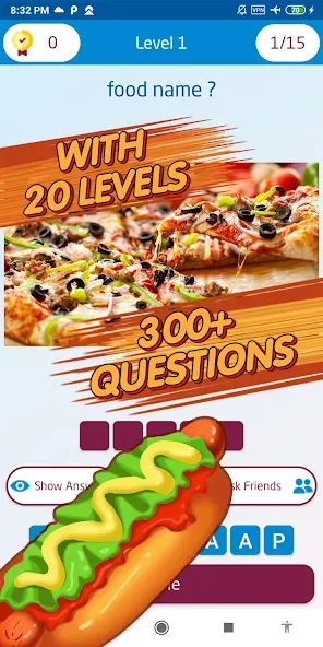 Скачать Guess food games [MOD: открыты все блюда и уровни] на телефон — скриншот 3