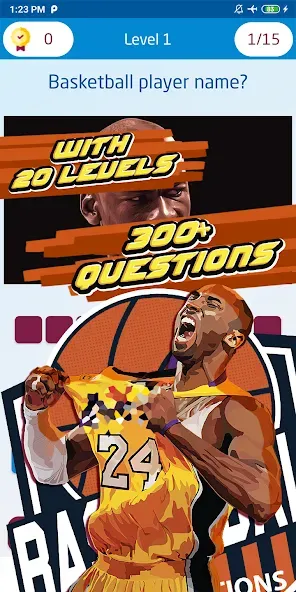 Скачать basketball player quiz [MOD: открыты все игроки и подсказки] на телефон — скриншот 3