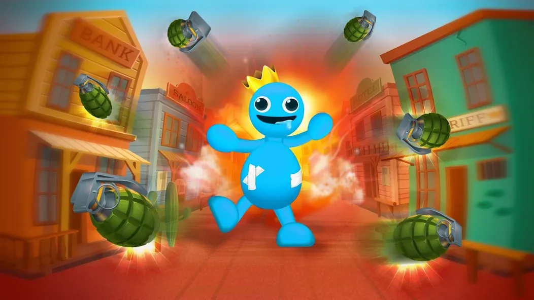 Kick The Rainbow Monster [MOD: безлимитные монеты и энергия] на Андроид — скриншот 4