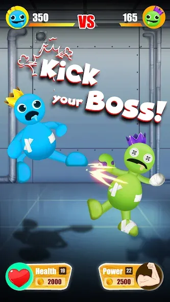 Kick The Rainbow Monster [MOD: безлимитные монеты и энергия] на Андроид — скриншот 5