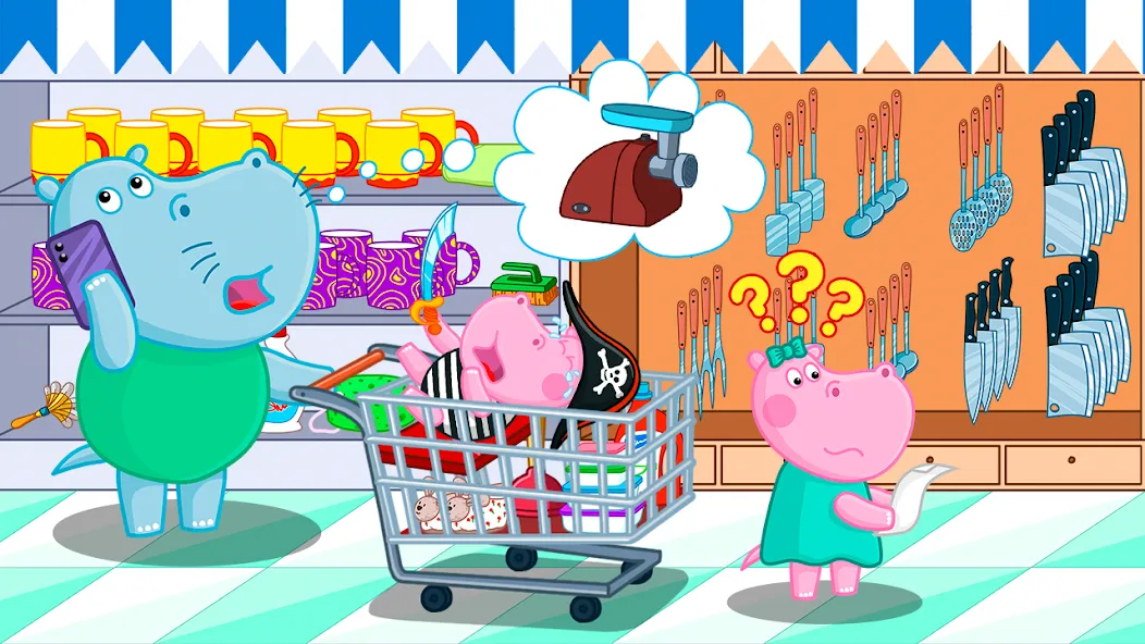 Supermarket: Shopping Games [MOD: безлимитные деньги и покупки бесплатно] на Андроид — скриншот 2