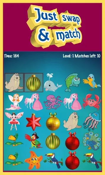 Скачать Sweet Match 3 Puzzle Game [MOD: бесконечные жизни и подсказки] — скриншот 1