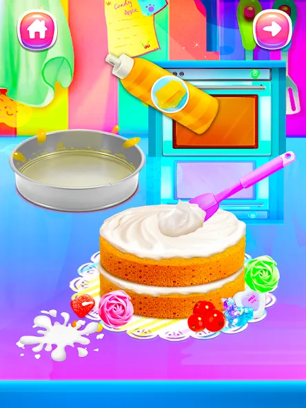 Скачать взлом Girl Games: Unicorn Cooking [MOD: разблокированы все рецепты и украшения] — скриншот 1