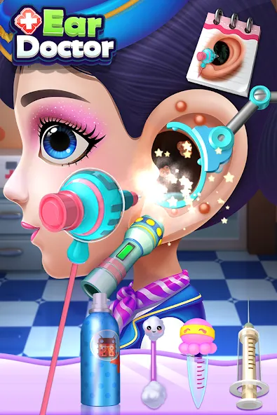 Ear Doctor [MOD: все процедуры доступны с начала] (Бесплатно / APK) — скриншот 1