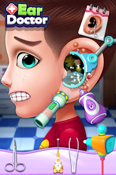 Ear Doctor [MOD: все процедуры доступны с начала] (Бесплатно / APK) — скриншот 2