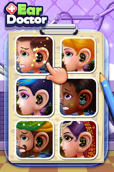 Ear Doctor [MOD: все процедуры доступны с начала] (Бесплатно / APK) — скриншот 3