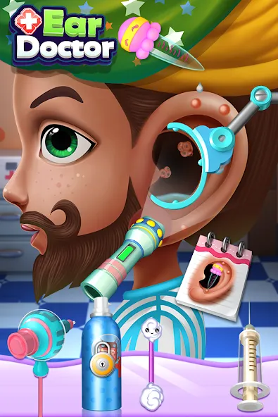 Ear Doctor [MOD: все процедуры доступны с начала] (Бесплатно / APK) — скриншот 5
