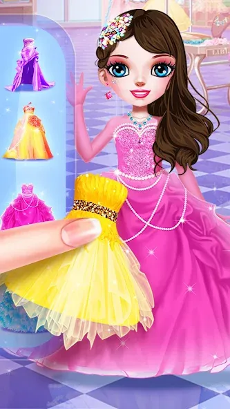 Princess Makeup Salon [MOD: безлимитные монеты и открыты все наряды] последняя версия — скриншот 3