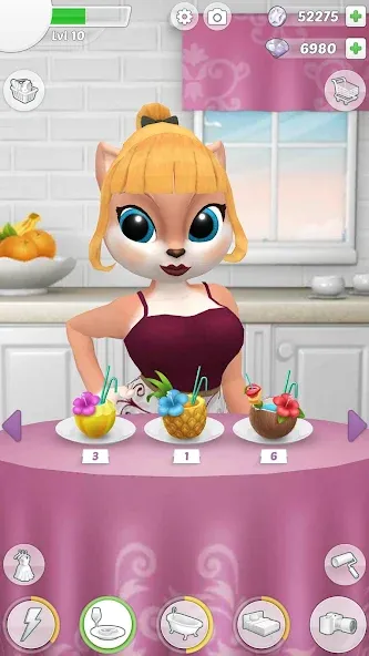 Talking Cat Kimmy Superstar [MOD: безлимитные монеты и все наряды] последняя версия — скриншот 3