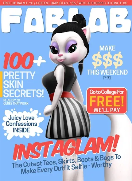 Talking Cat Kimmy Superstar [MOD: безлимитные монеты и все наряды] последняя версия — скриншот 5