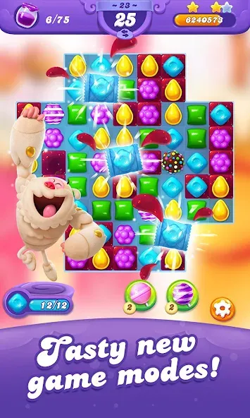 Candy Crush Friends Saga [MOD: безлимитные жизни и бустеры] на Андроид — скриншот 1