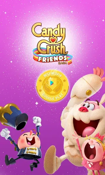 Candy Crush Friends Saga [MOD: безлимитные жизни и бустеры] на Андроид — скриншот 5
