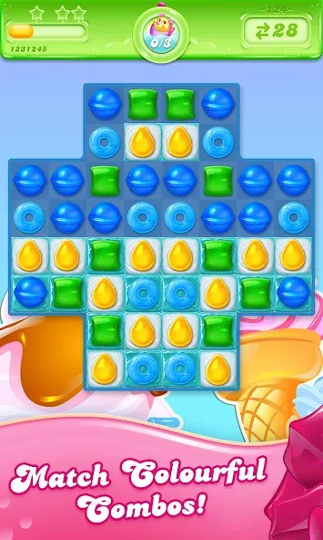 Candy Crush Jelly Saga [MOD: безлимитные бустеры и жизни] последняя версия — скриншот 2