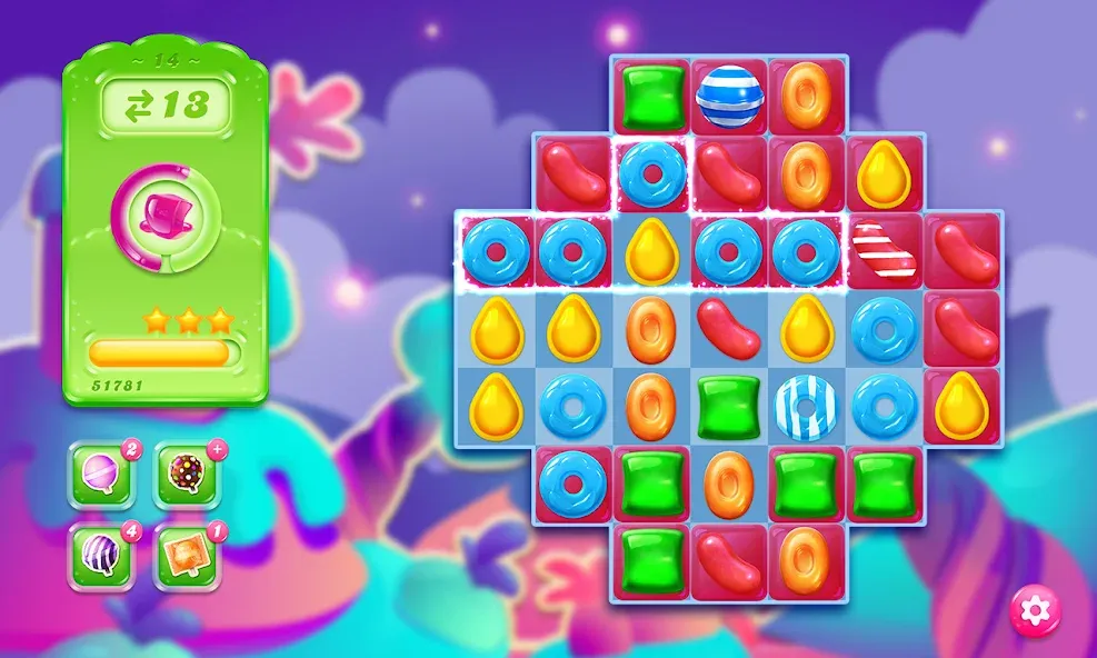 Candy Crush Jelly Saga [MOD: безлимитные бустеры и жизни] последняя версия — скриншот 5